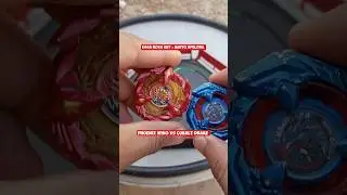 Batalha de Beyblade X ( essa nova bey X &eacute; muito APELONA! ) phoenix wing vs Cobalt Drake