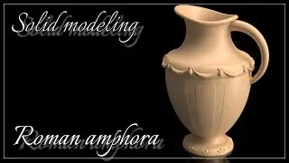 Inventor tutorial | How to model a Roman amphora
