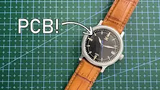 Циферблат часов на печатной плате (PCB) | Самодельные механические часы &mdash; Часть 2