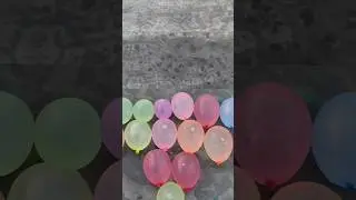 15 Tiny Water Balloons vs Stairs 💦💥 Ultimate Satisfying ASMR #satisfying #asmr #balloon
