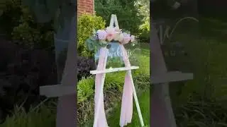 Wedding Easel Flower & Decor - Don't Buy it, Rent it with Borrow The Blooms, LLC in Raleigh, NC 🌸