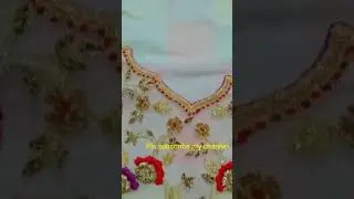 transparent blouse design#bridalblousedesigns #threadworkdesign