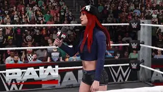 WWE 2K25 RAW ZENO want to rematch with Stephanie Vaquer