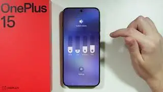 OnePlus 15: как изменить громкость рингтона (настроить громкость рингтона)