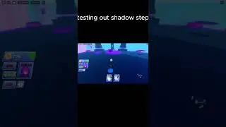 testing out abilities blade ball: shadow step #shortsclip #shortsroblox