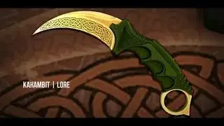 MY FAVORITE YELLOW KARAMBIT    LORE IS PERFECT