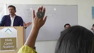 Vivek Atray sir motivating Shoolini University students