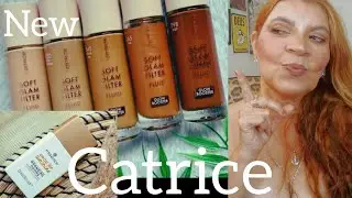 CATRICE SOFT GLAM FILTER FLUID + BRONZER DROPS ( ESSENCE ). PELE MADURA. #base  #catrice #essence