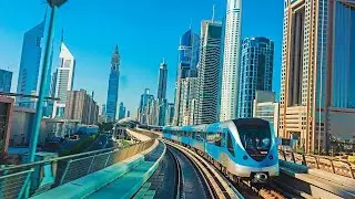 DUBAI TRAM TO JLT Summer 2022 | 4K