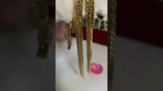 K18 Japan Gold Triple Cut Bracelet 20 cm & 16cm 20.35 Grms 18.85 Grms  #k18vlogs