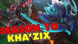 SEASON 10 GRANDMASTER KHA'ZIX GAMEPLAY!!! ft. hashinshin
