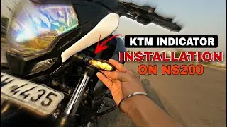 KTM Indicator Install on NS200, 300rs , Indicator Modifie