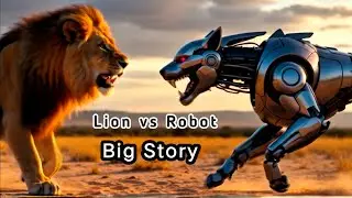 Lion vs Robot Fight | The Popular Story | the battle of the world, very interesting ok 