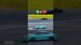 💀BMW M4 Competition (1000hp) vs 😈🥶BUGATTI Chiron Super Sport (1600hp) #bmw #bugatti #race