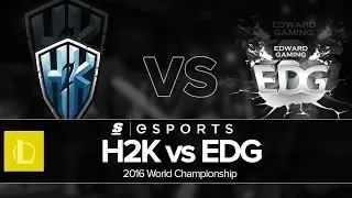 Highlights: H2K vs EDG (Worlds 2016 Day 6)
