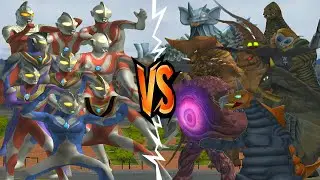 ウルトラマン COSMOS VS VAKISHIM, ULTRAMAN TIGA VS BEMSTAR, GAIA VS GAN-Q, DYNA VS GUDON #ウルトラマン #ultraman
