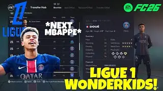 Ligue 1 *WONDER KIDS* With Real Face Scans and High Potential *DOUE*|FC26 Career Mode