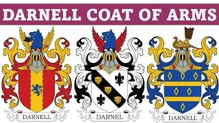 Darnell Coat of Arms & Family Crest - Symbols, Bearers, History