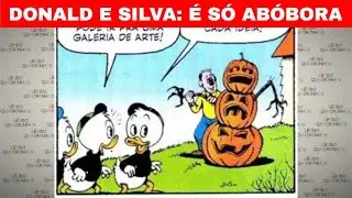 Donald e Silva em É só abóbora  - História em Quadrinhos