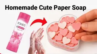 Homemade Paper Soap Making kit/Paper shop How to Make paper Soap DIY  Paper Soap Homemade Paper Soap