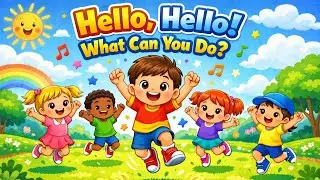🤩Action Song for Kids 🎵 Jump, Clap, Spin & Freeze 👍 Toddlers & Preschoolers #kidssongs #kidssong #fy