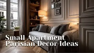 Elegant Parisian Meets Modern French Design | Dreamy Small Apartment Home Tour