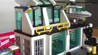 Modified LEGO 7744 Police Station