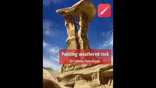 Weathered rock study #knbrushes  / Infinite Painter app