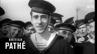 Dutch Aircraft Carrier Goodwill Visit To UK (1947)