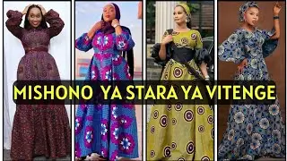 MISHONO YA STARA YA VITENGE |AFRICAN PRINT/ANKARA MAXI  DRESS