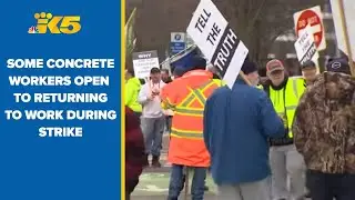 Why some concrete workers are willing to return to work during strike