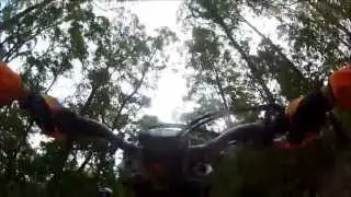 Wheelie Shenanigans. KTM 450. Bulahdelah. Derek and Nathan.