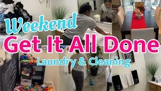 GET IT ALL DONE CLEAN WITH ME | LAUNDRY ROUTINE 2021 | CLEANING & LAUNDRY MOTIVATION 2021