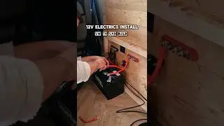 Campervan 12v Electrics Full Install #vanbuild #vanconversion #campervan #offgrid