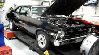 1970 NOVA 540 BIG BLOCK CHASSIS DYNO TEST 408 RWHP 486 FT/LBS