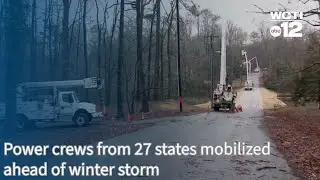 Duke Energy brings in 18,000 workers ahead of winter storm