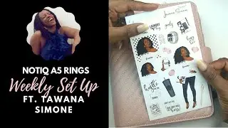 Notiq A5 Ring Bound Planner || ft Tawana Simone