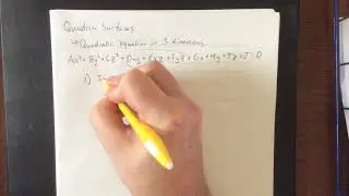 Quadric surfaces