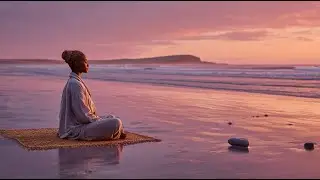 Shamanic Drum & Ocean Sound - A Calm Rhythmic Meditation