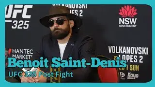 Пресс-конференция Бенуа Сен-Дени после боя на UFC 325