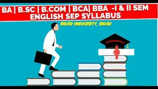 BA | B.Com | B.Sc | BCA | BBA 1 Sem Basic English SEP Syllabus of#bidaruniversity