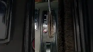 Jaguar V12 gear shifter with ZF 6 speed automatic gearbox.