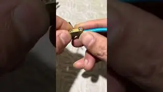 Small brass connector #tools