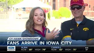 Cy-Hawk rivalry: Hear from fans Saturday morning in Iowa City