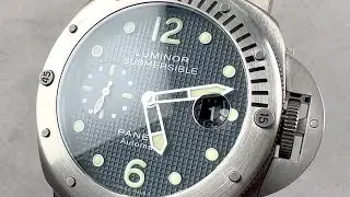 Обзор часов Panerai Luminor Submersible PAM 25 Panerai