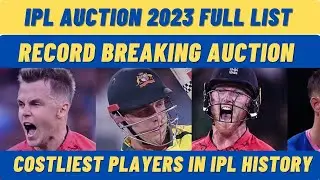IPL Auction - 2023 Sold players in IPL 2023 Auction: Full list of teamwise players sold with price