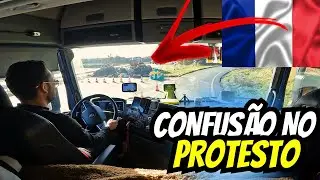 TENSÃO NA FRANÇA: TIVE QUE USAR ROTAS ALTERNATIVAS! #EP-811!