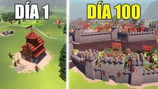 Pasé 100 Días Construyendo el Castillo PERFECTO