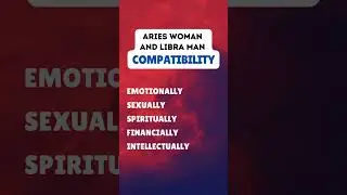 Aries Woman With Libra Man Compatibility #zodiac #dating #shorts