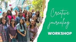 Fun Creative Journaling Workshop in India 🎨 👩&zwj;🎨 | Therapeutic Journaling Party 🎉